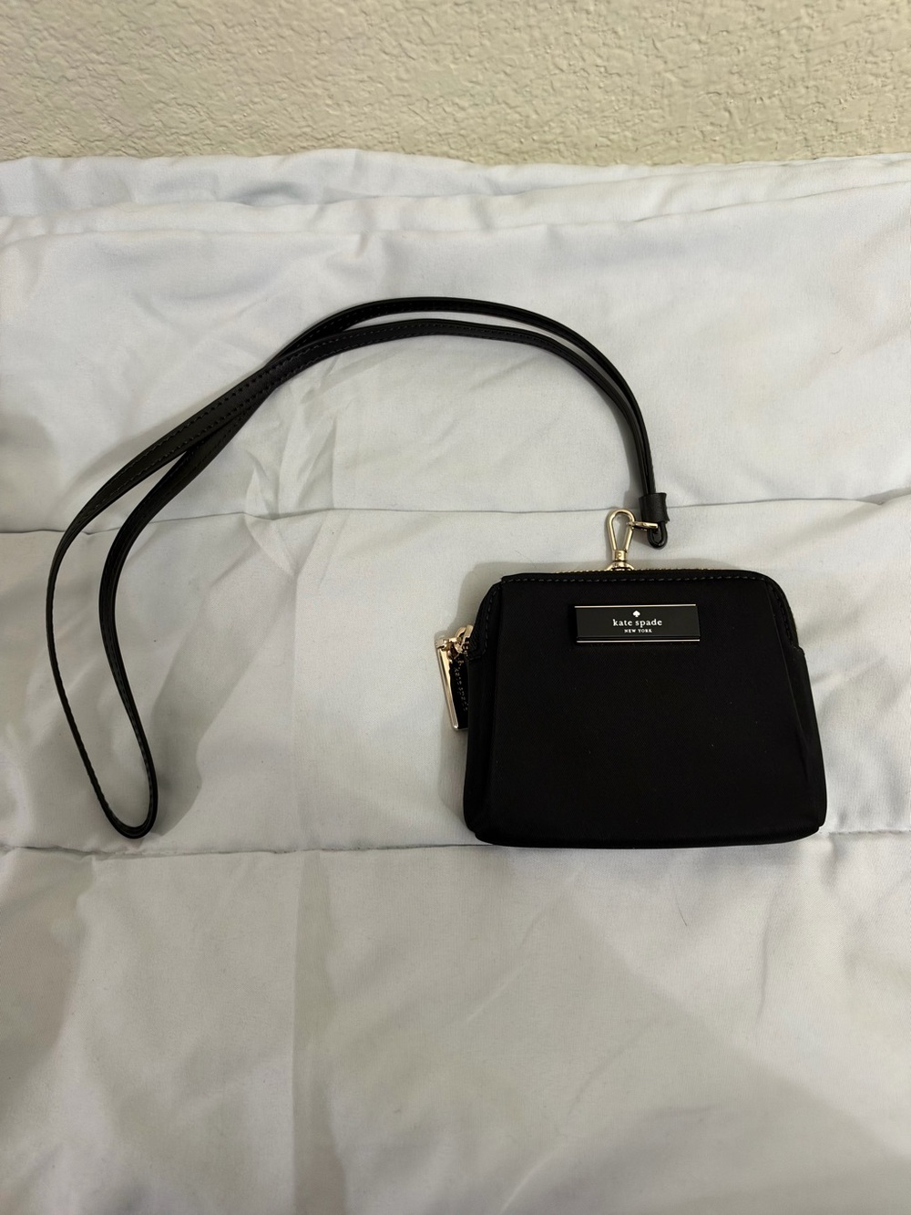 kate spade New York Black Card Holder Pouch